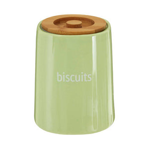 Green Ceramic Biscuit Canister | Fletcher