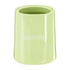 Fletcher Green Ceramic Utensil Holder