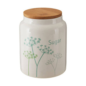 Sugar Canister | Cow Parsley