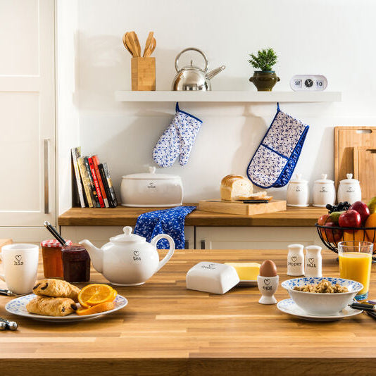 Charm White Dolomite Bread Bin
