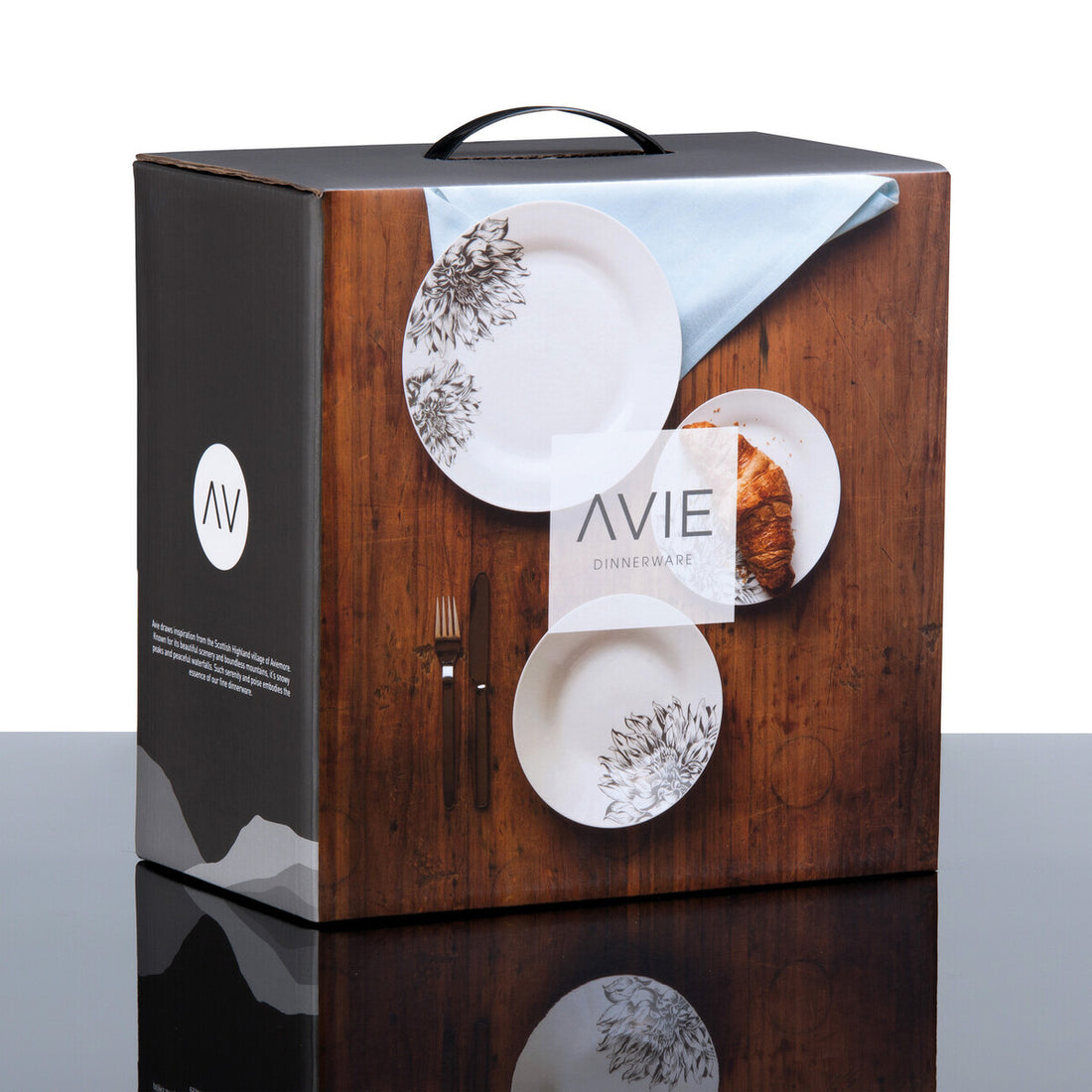 Avie Botanic 12 Piece Dinner Set