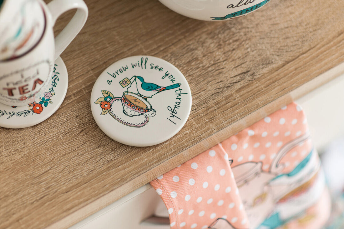 Pretty Things Set Of Four Coasters