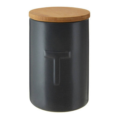 Fenwick Dark Grey Tea Canister