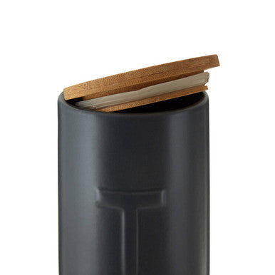 Fenwick Dark Grey Tea Canister