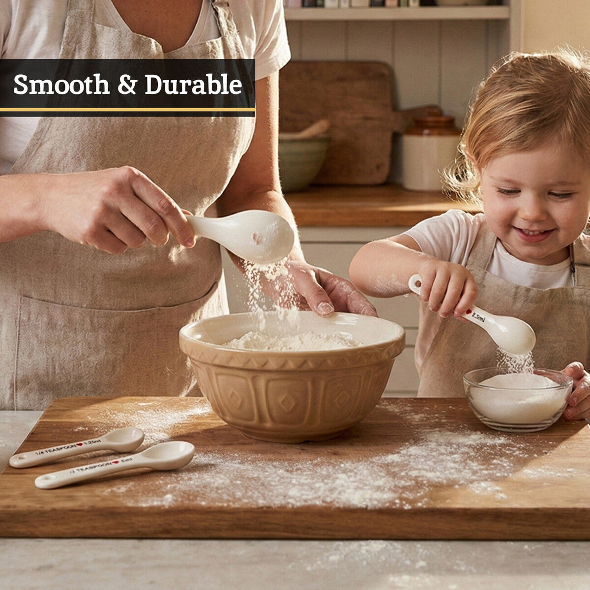 Lola Set of 4 Heart Design Measuring Spoons