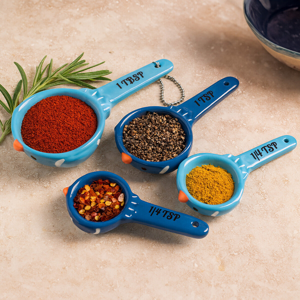 Pretty Things Set of 4 Birdy Measuring Spoons