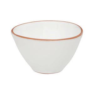 Calisto Terracotta White Glazed Cereal Bowl