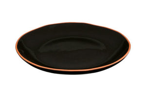 Calisto Terracotta Black Glazed Dinner Plate