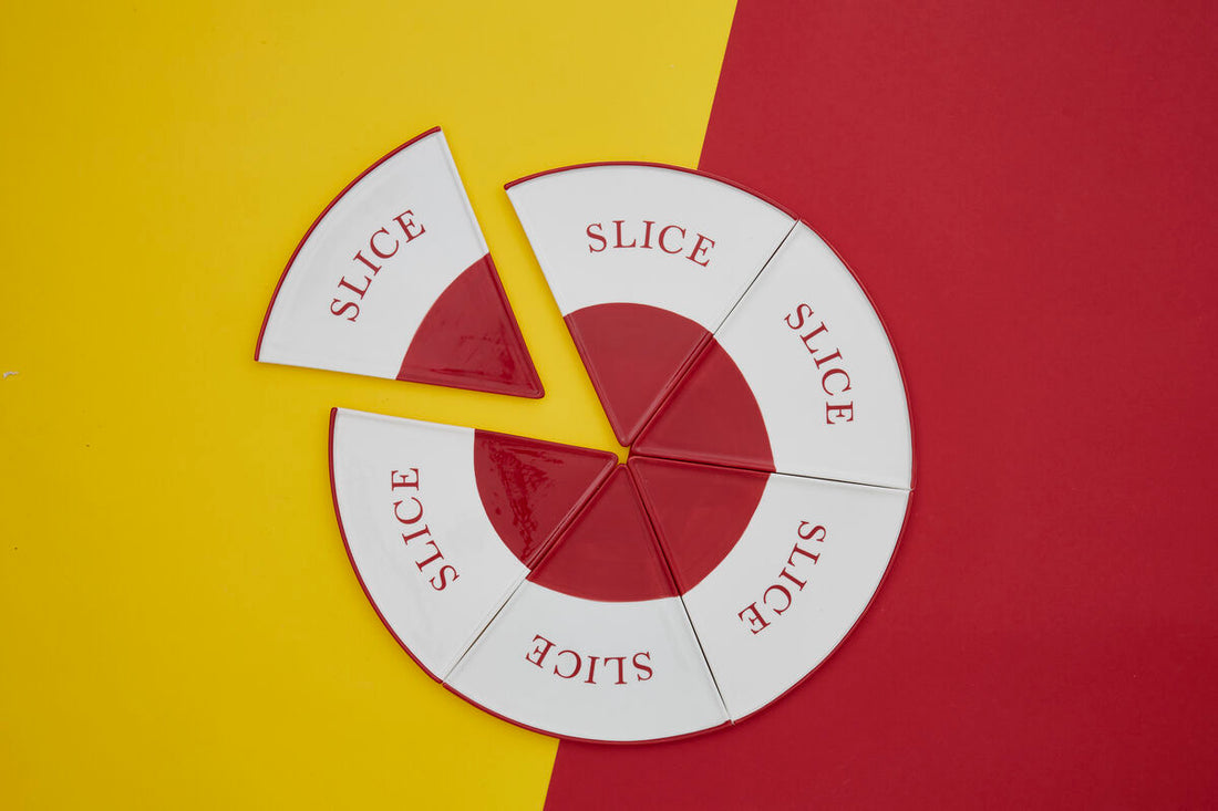 Hollywood Pizza 6 Slice Plates