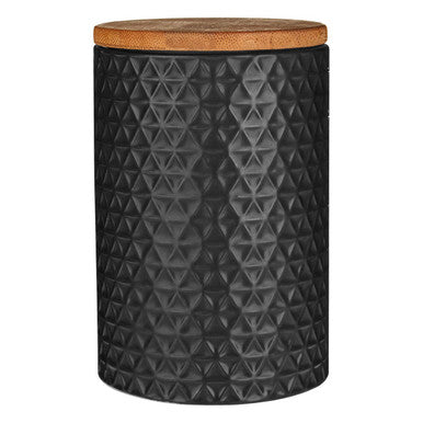 Geome Dolomite And Matt Black Tri Canister