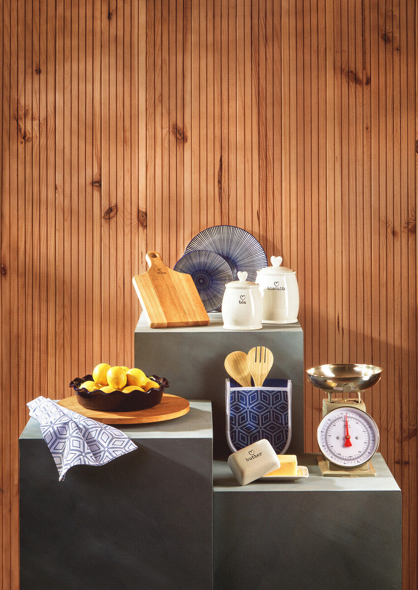 Maya 12 Piece Blue And White Dinner Set