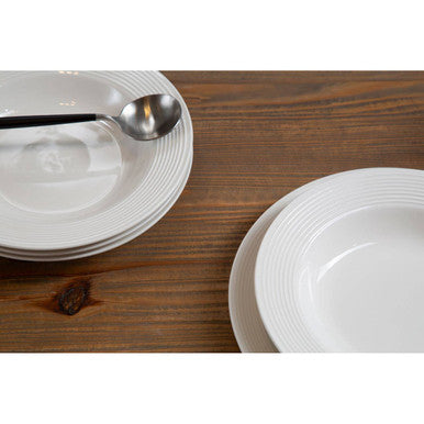Livorno 16 Pc Ribbed Dinner Set