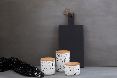 Speckled Large Storage Canister