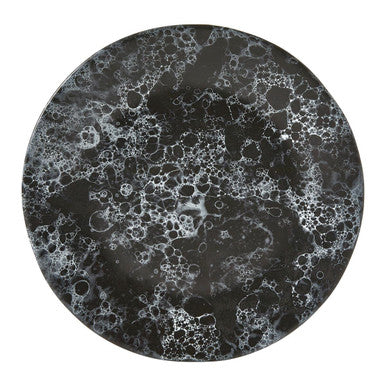Hygge Black Marble Effect Dinner Plate