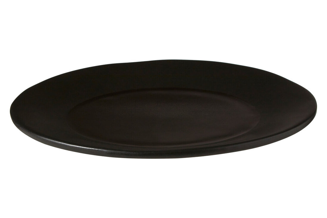 Hygge Black Stoneware Dinner Plate