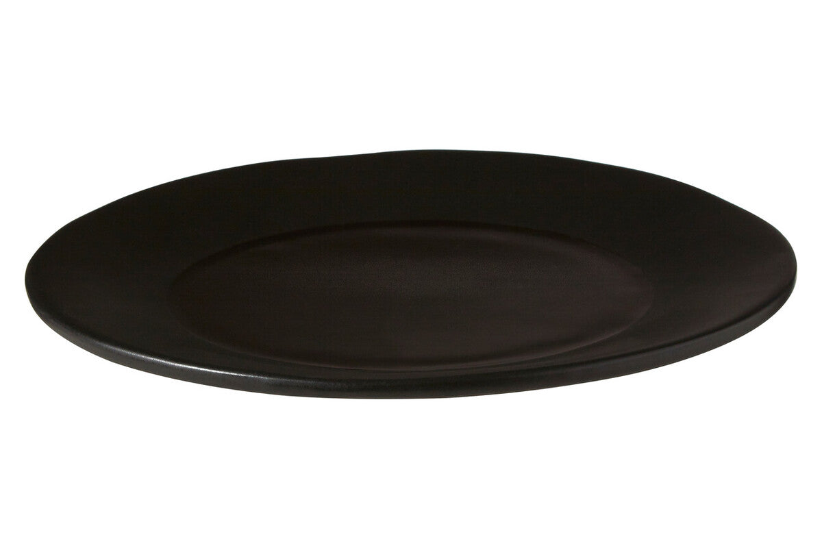 Hygge Black Stoneware Dinner Plate