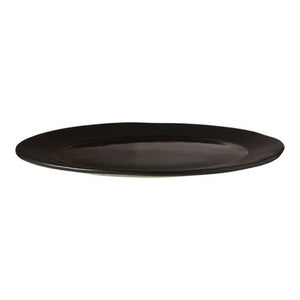 Hygge Black Stoneware Pizza Plate