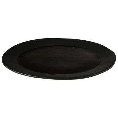 Hygge Black Stoneware Pizza Plate