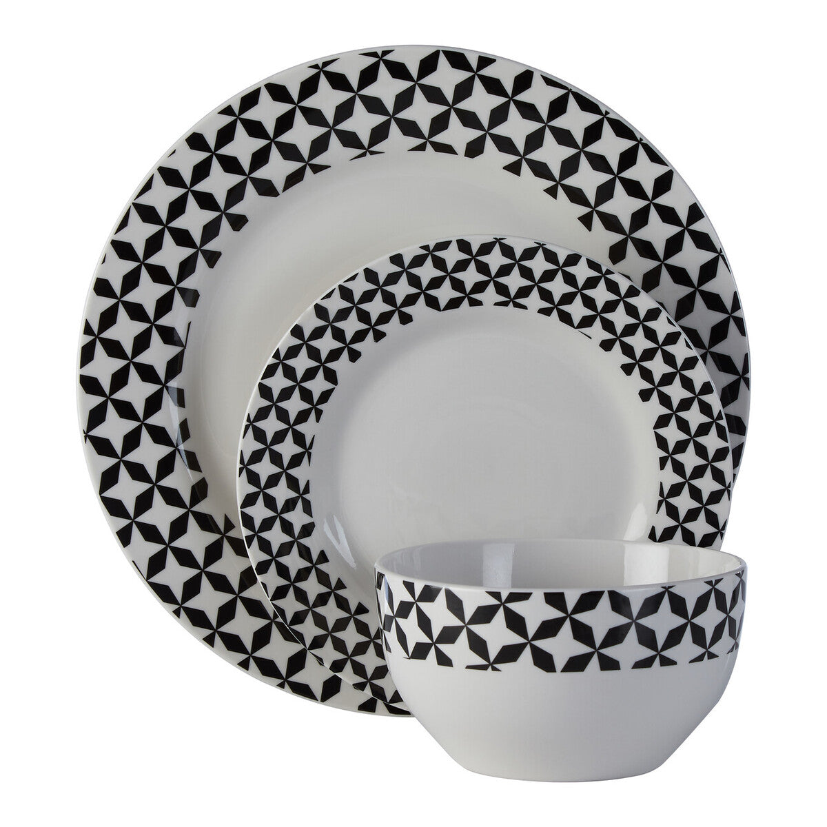 Avie 12 Piece Windmill Dinner Set