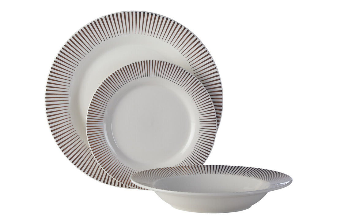 Avie Spoke 12 Piece Dinner Set