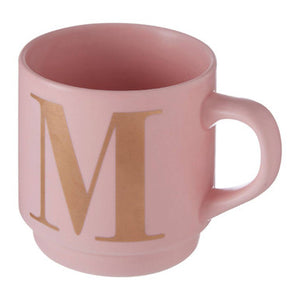 Signet Pink Monogram Mug M