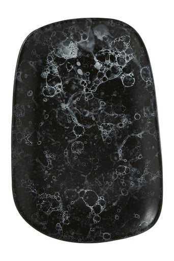 Hygge Small Black Marble Effect Serving