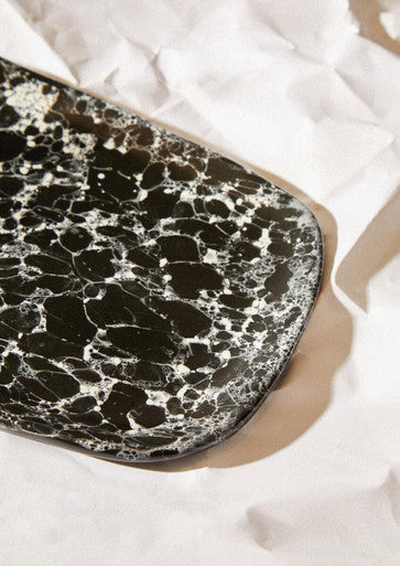 Hygge Large Black Marble Effect Serving