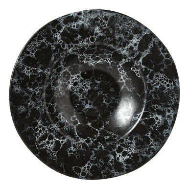 Hygge Black Marble Effect Pasta Bowl