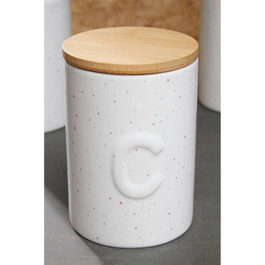 Fenwick Coffee Canister With Bamboo Lid
