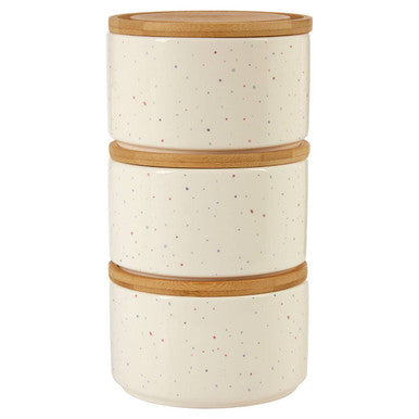 Fenwick Set Of 3 Stackable Canisters