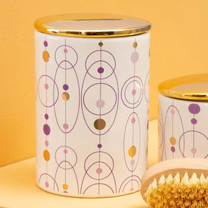 Canister with Gold Finish Lid | Fenwick