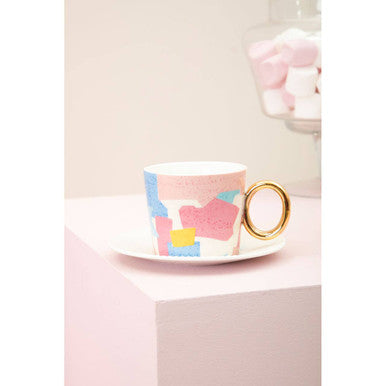 Miami 2 Cups And Saucers Set