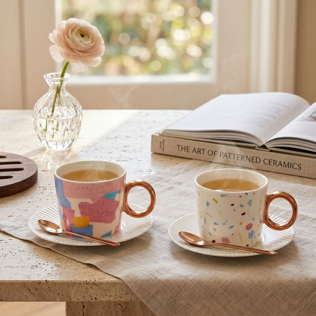 2 Cups and Saucers Set | Miami