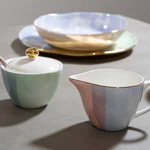 Sugar Pot And Creamer | Colour Of Paradise
