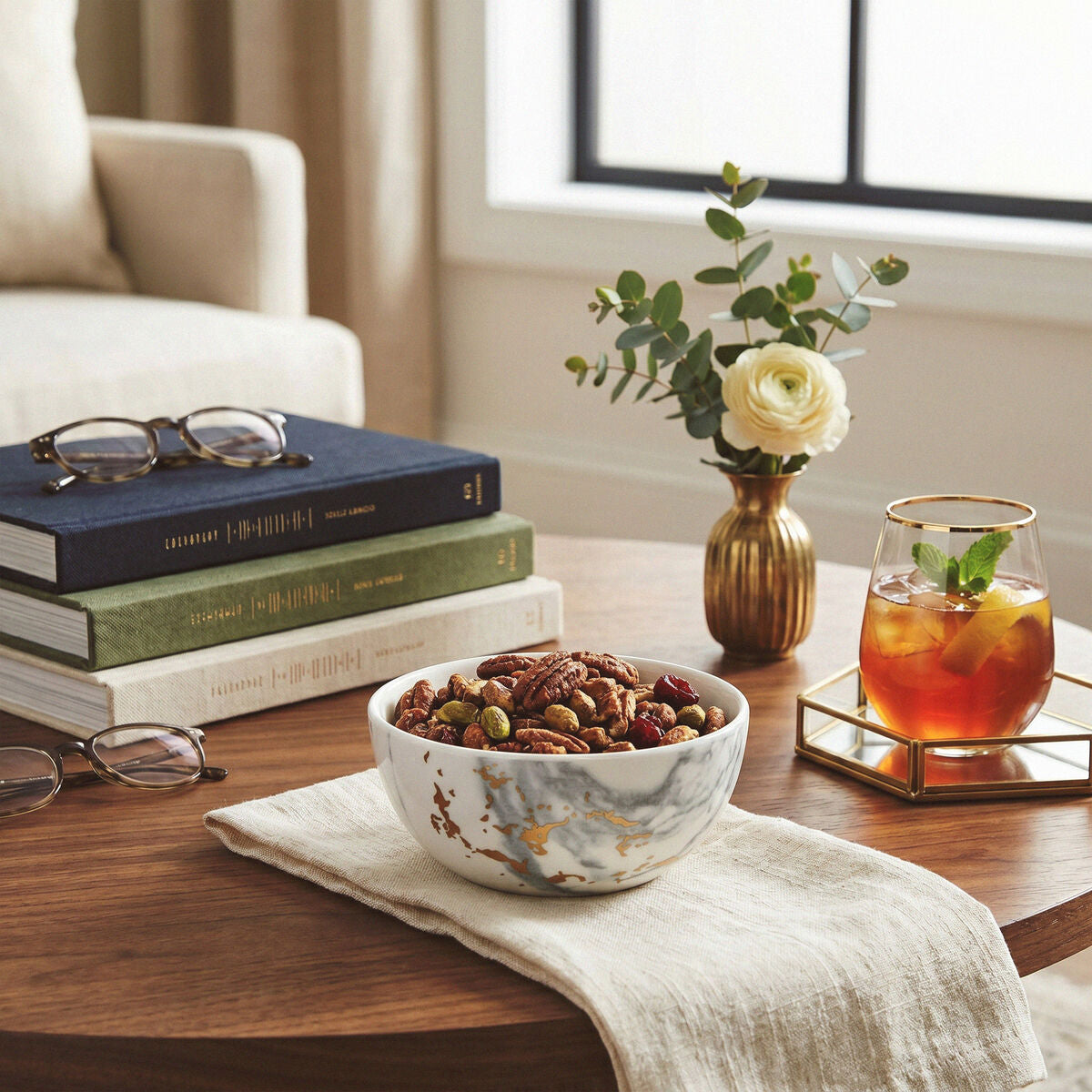Snack Bowl | Marble Luxe