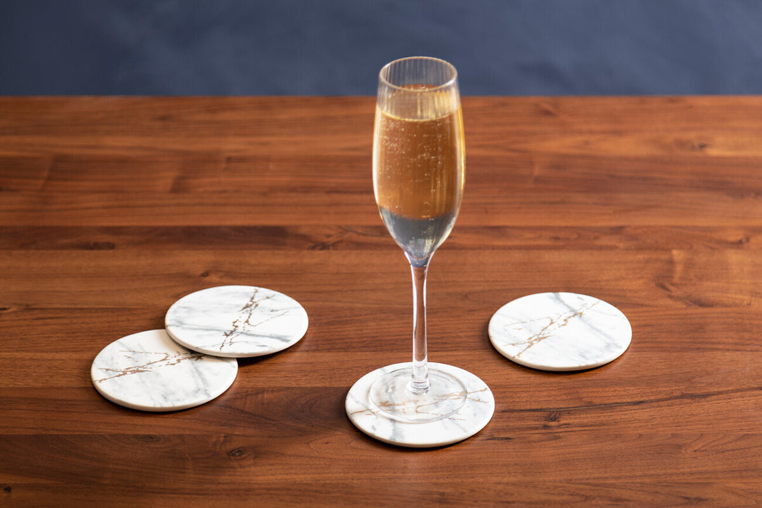 Marble Luxe Set Of 4 Coasters