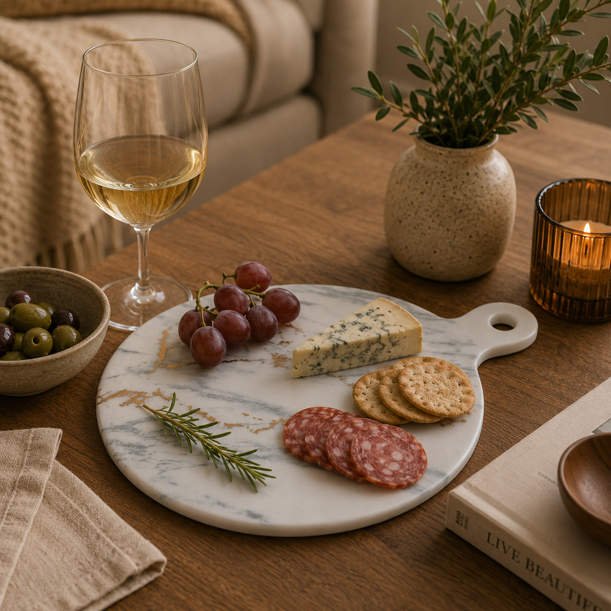 Cheese Paddle | Marble Luxe