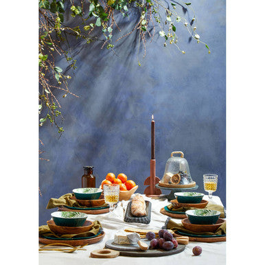 Bali Dark Green Dinner Plate