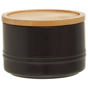Black Small Stoneware Canister | Fenwick