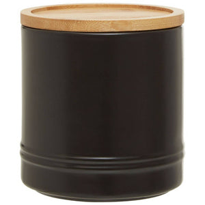 Medium Black Stoneware Canister | Fenwick