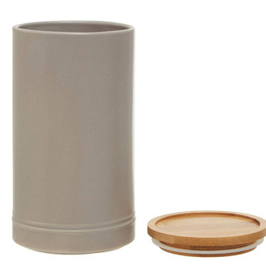 Fenwick Grey Large Stoneware Canister