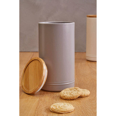 Fenwick Grey Large Stoneware Canister
