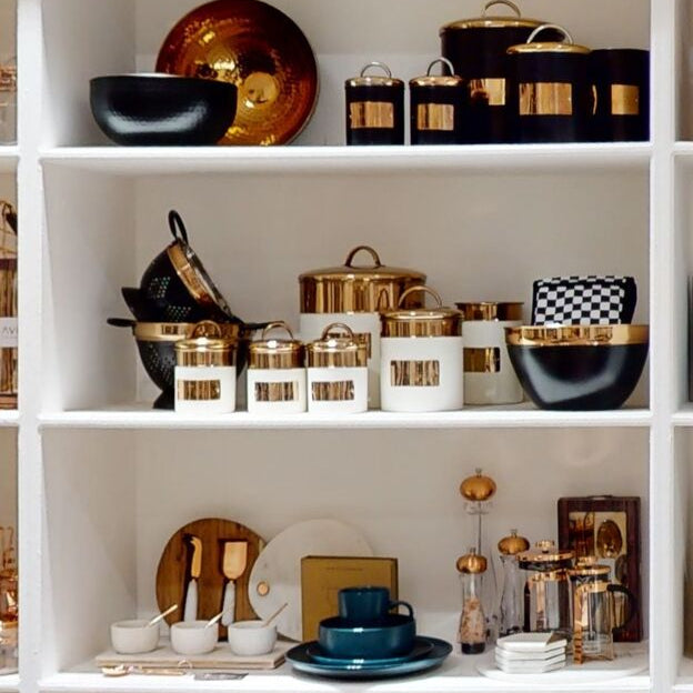 Elmira 16 Piece Blue Stoneware Dinner Set