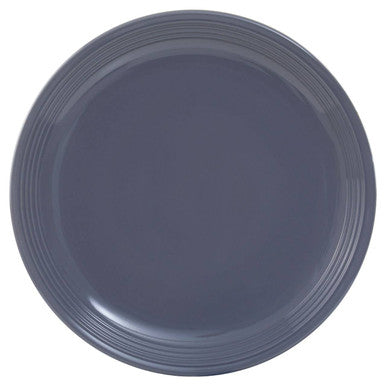 Blue ceramic Dinner Set on a white background