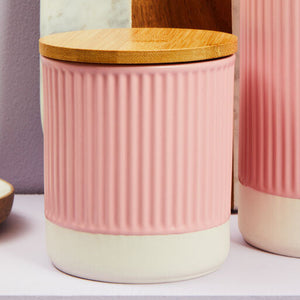 Geome Pink 550Ml Storage Canister