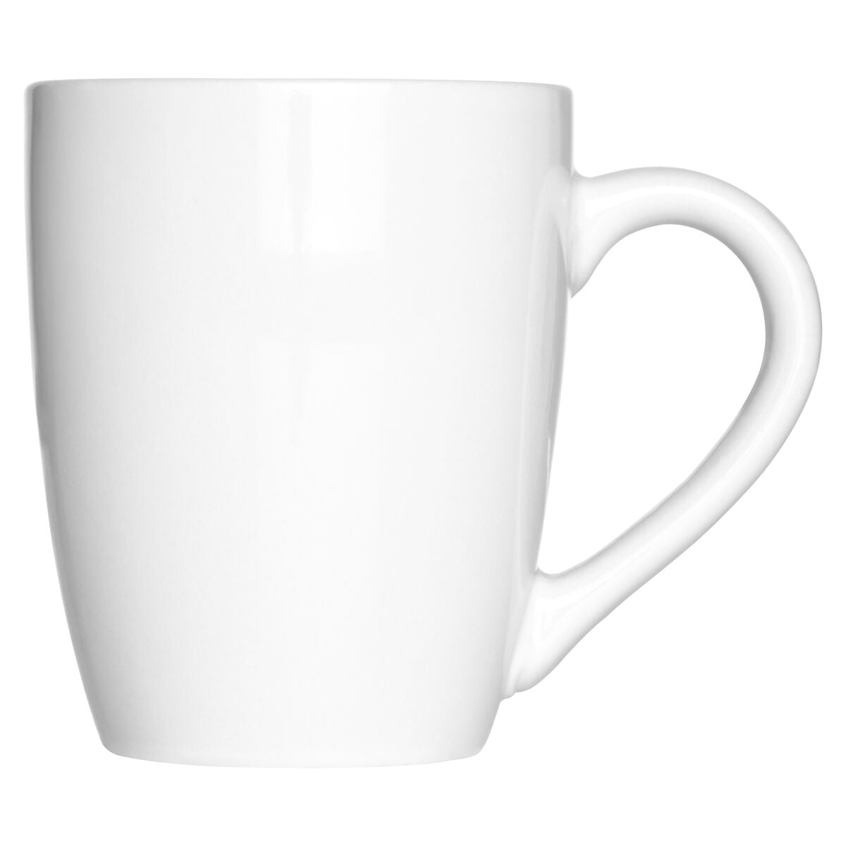 Elmira Set of 6 Tapered White Mugs 13ml