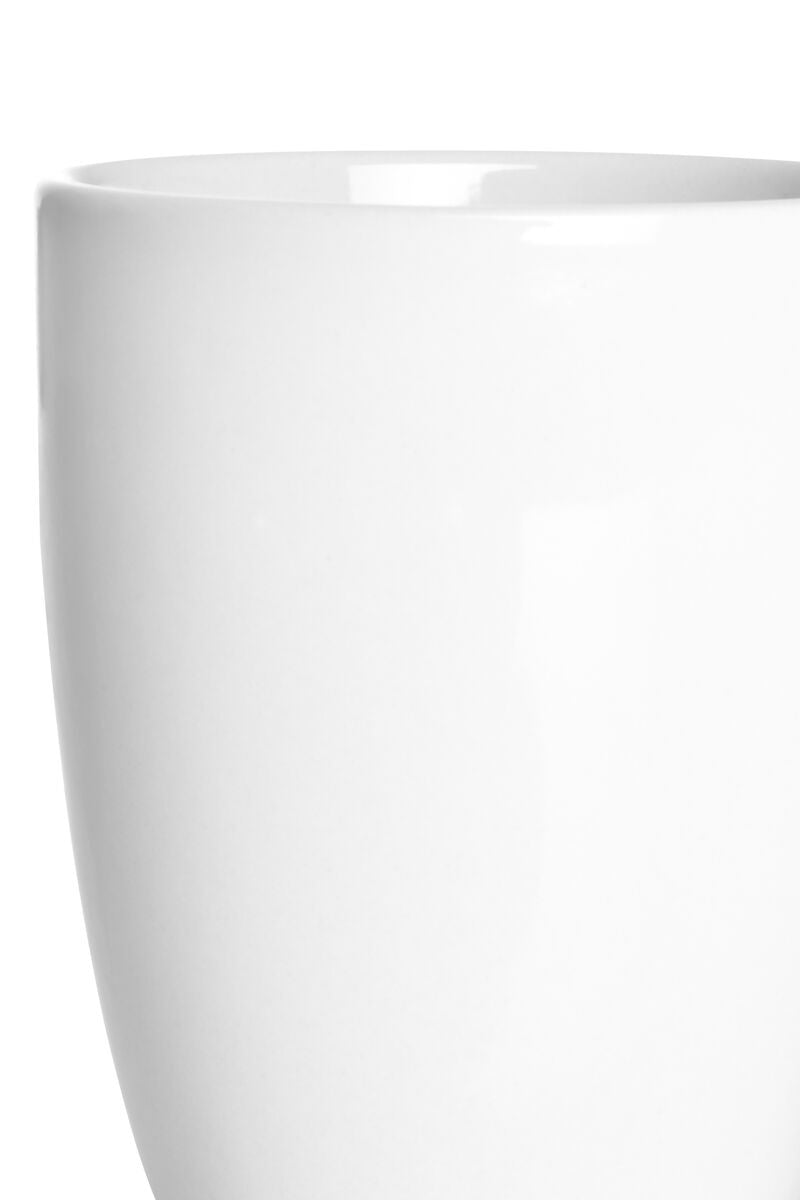 Elmira Set of 6 Tapered White Mugs 13ml