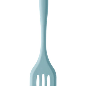 Light Blue Silicone Slotted Turner | Zing