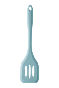 Zing Light Blue Silicone Slotted Turner