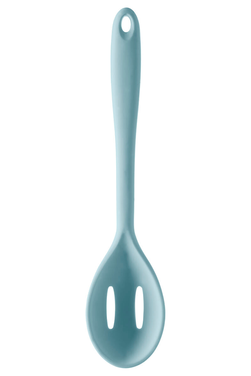 Zing Light Blue Silicone Slotted Spoon